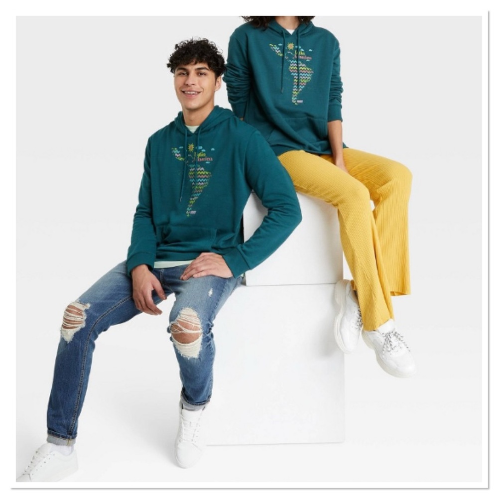 Latino Heritage Month Adult Gender Latin America Hooded Long Sleeve Sweatshirt